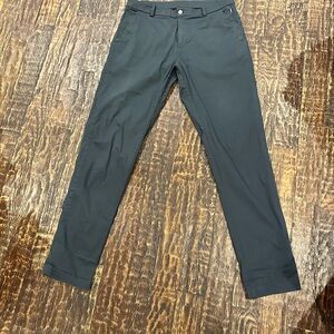 lululemon athletica Black Slim Chino Pants